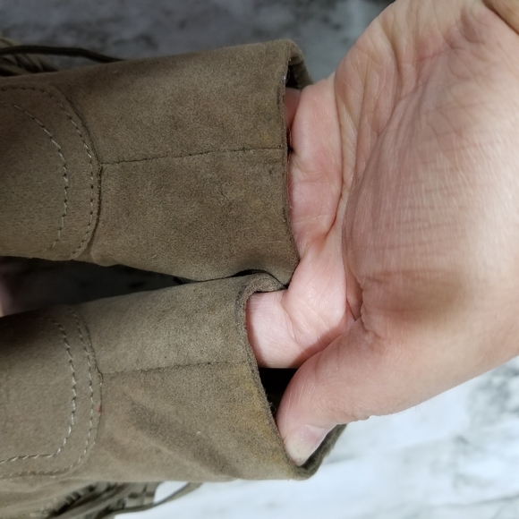 APT.9 Tan and Brown Heel Ankle Boots - Picture 15 of 16